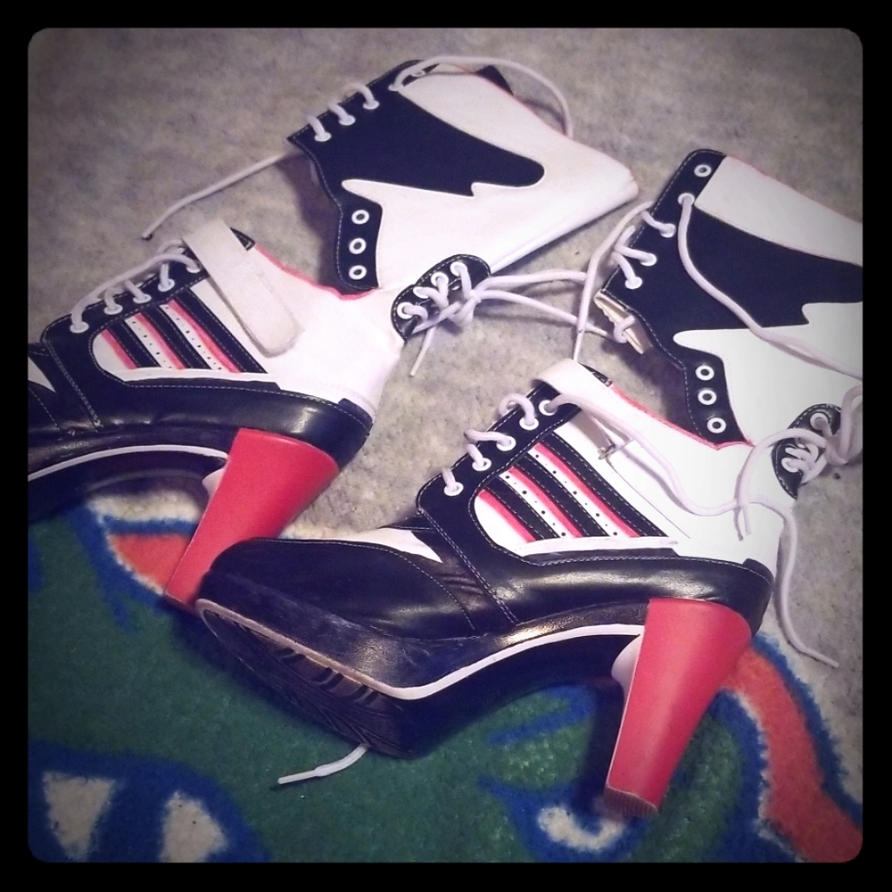 Harley Quinn Cosplay Shoes ⛔ SOLD ⛔